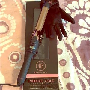 Bombay Hair 32mm Rose gold clamp curling iron